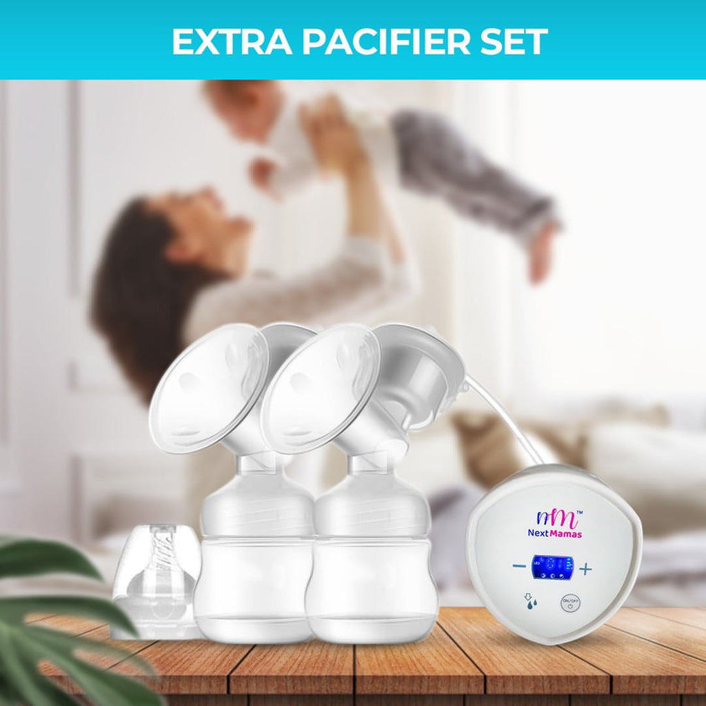Double Rechargeable Breast Pump | With Massage and Pumping Function - NextMamas