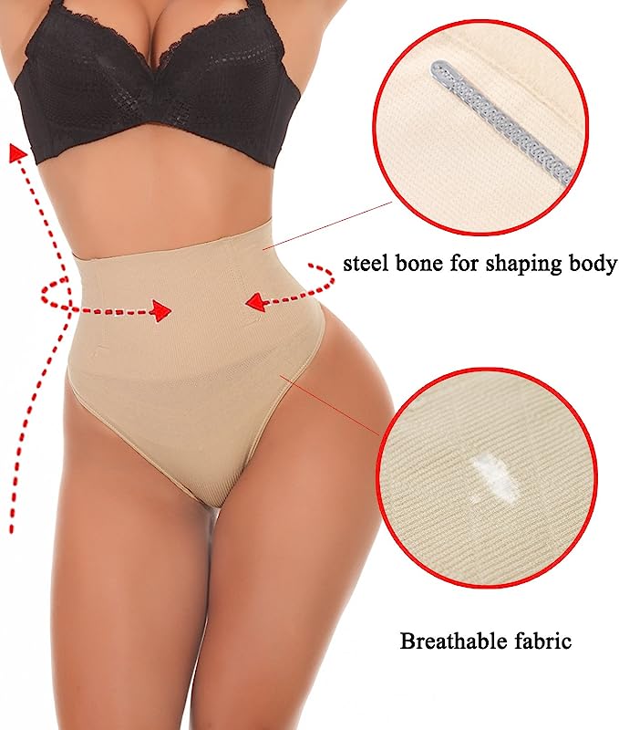 Tummy Control Shapewear Panties for Women  High Waist Trainer Cincher  Underwear Body Shaper