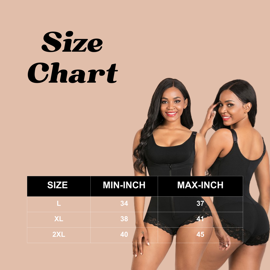 Shapewear for Women Tummy Control Body Suit Zipper Open Bust ( No Hooks) - NextMamas