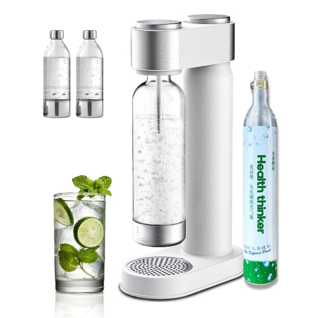 SodaWoda Sparkling Soda Water Maker FREE 2 x Water Bottle and 1 x