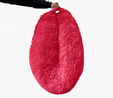 Comfy Giant Plush Faux Fur Bed | All Weather, Winters, Summers Bed | Removeable & Washable Cover - NextMamas