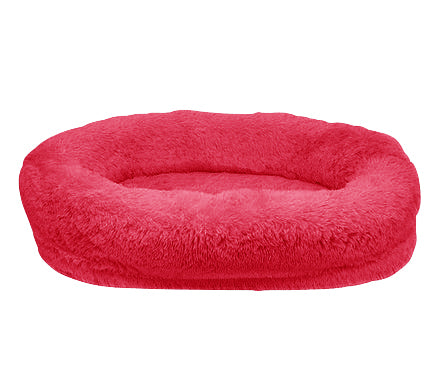 Comfy Giant Plush Faux Fur Bed | All Weather, Winters, Summers Bed | Removeable & Washable Cover - NextMamas