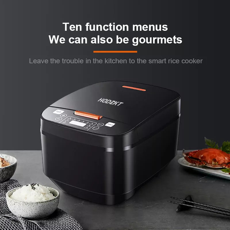 Electric Rice Cooker With Steamer | Non-Stick Large Capacity 5L Multi-Function Rice Cooker. - NextMamas