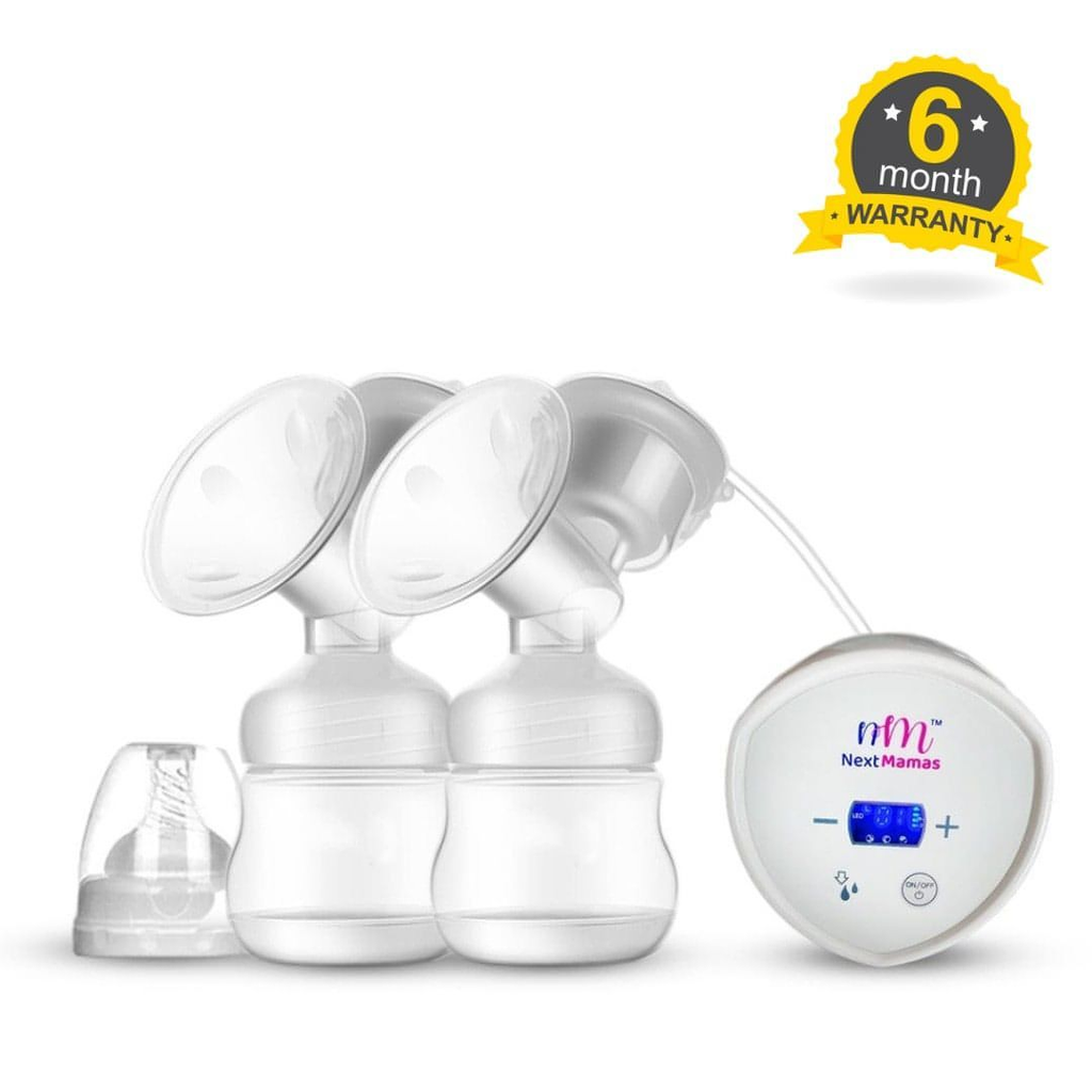 Double Rechargeable Breast Pump | With Massage and Pumping Function - NextMamas