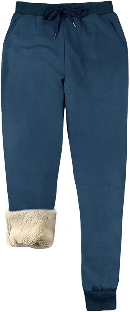 Comfy Womens Fleece Lined Joggers | Fleece Pants for Winters - NextMamas