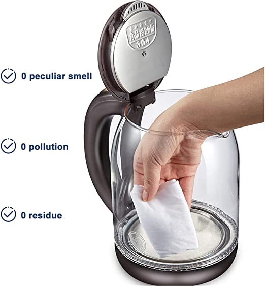 Portable Glass Electric Kettle | Intelligent Temperature Control to Prevent Overheating. - NextMamas