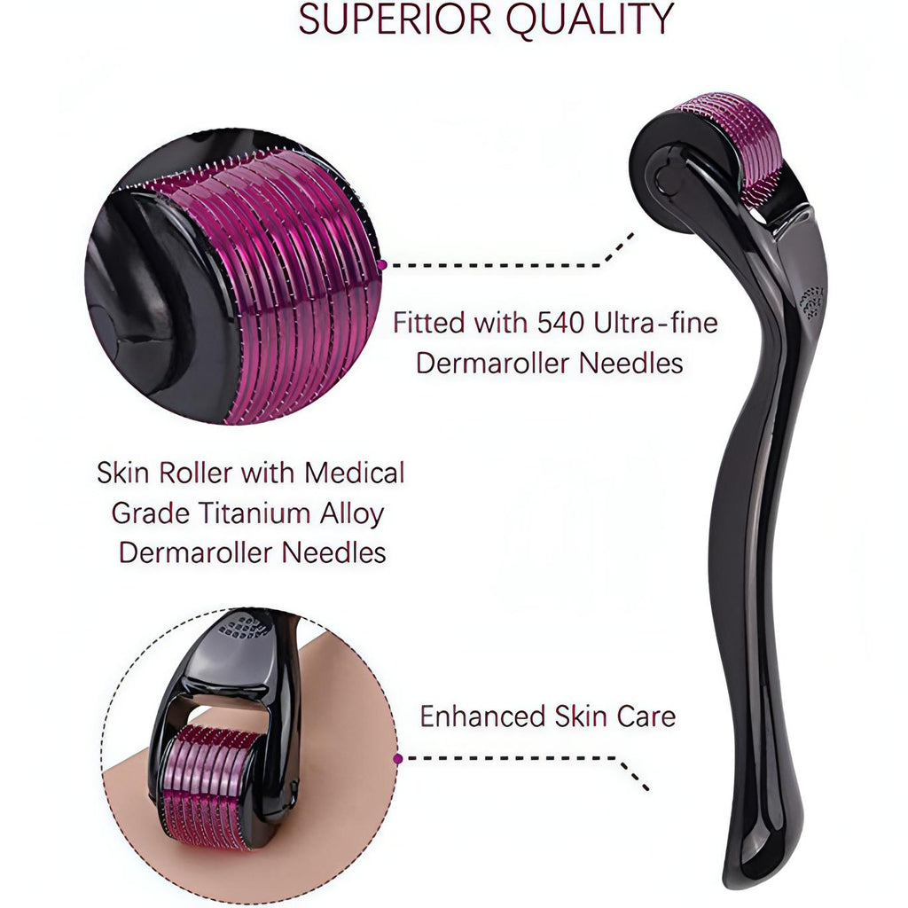 Micro Needles Derma Roller | For Face Lift, Stretch Marks, Glowing Skin & Scar Treatment - NextMamas