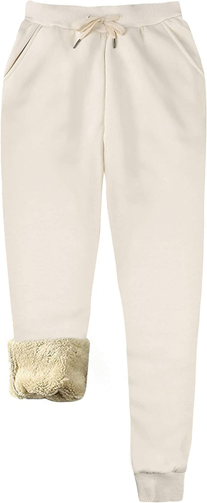 Comfy Womens Fleece Lined Joggers | Fleece Pants for Winters - NextMamas
