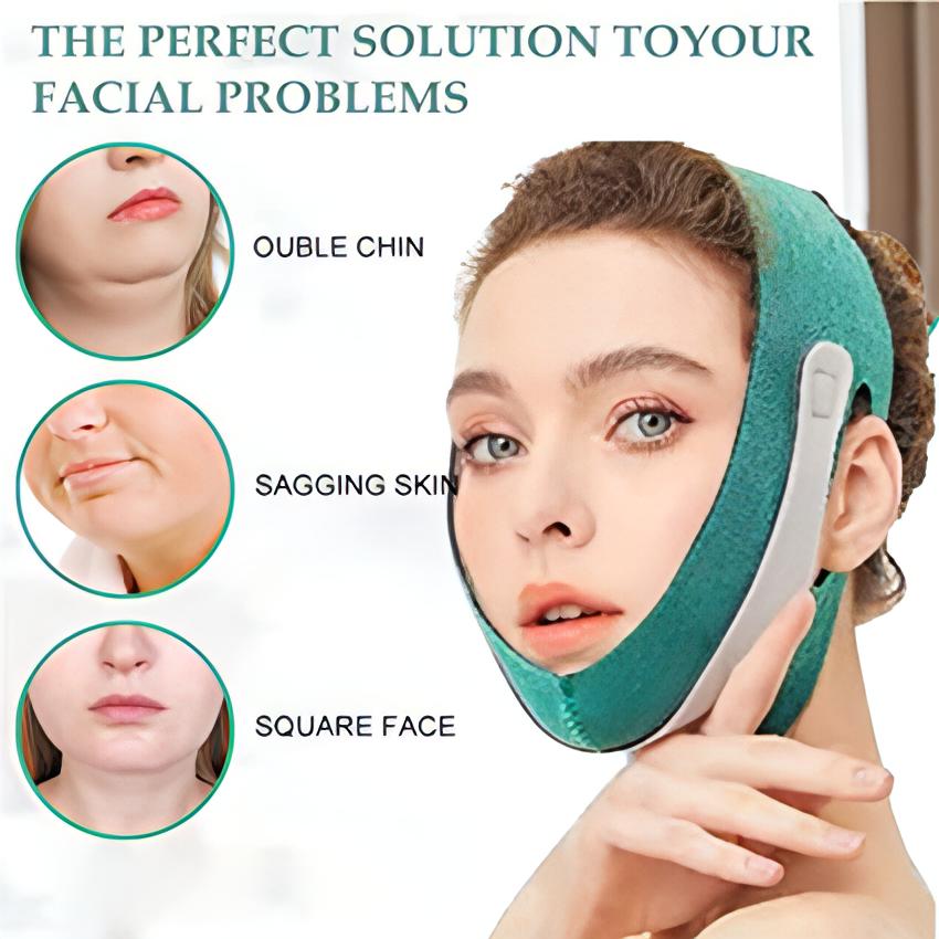 Double Chin Reducer | Reusable V Line Mask Facial Slimming Strap Face Lifter - NextMamas