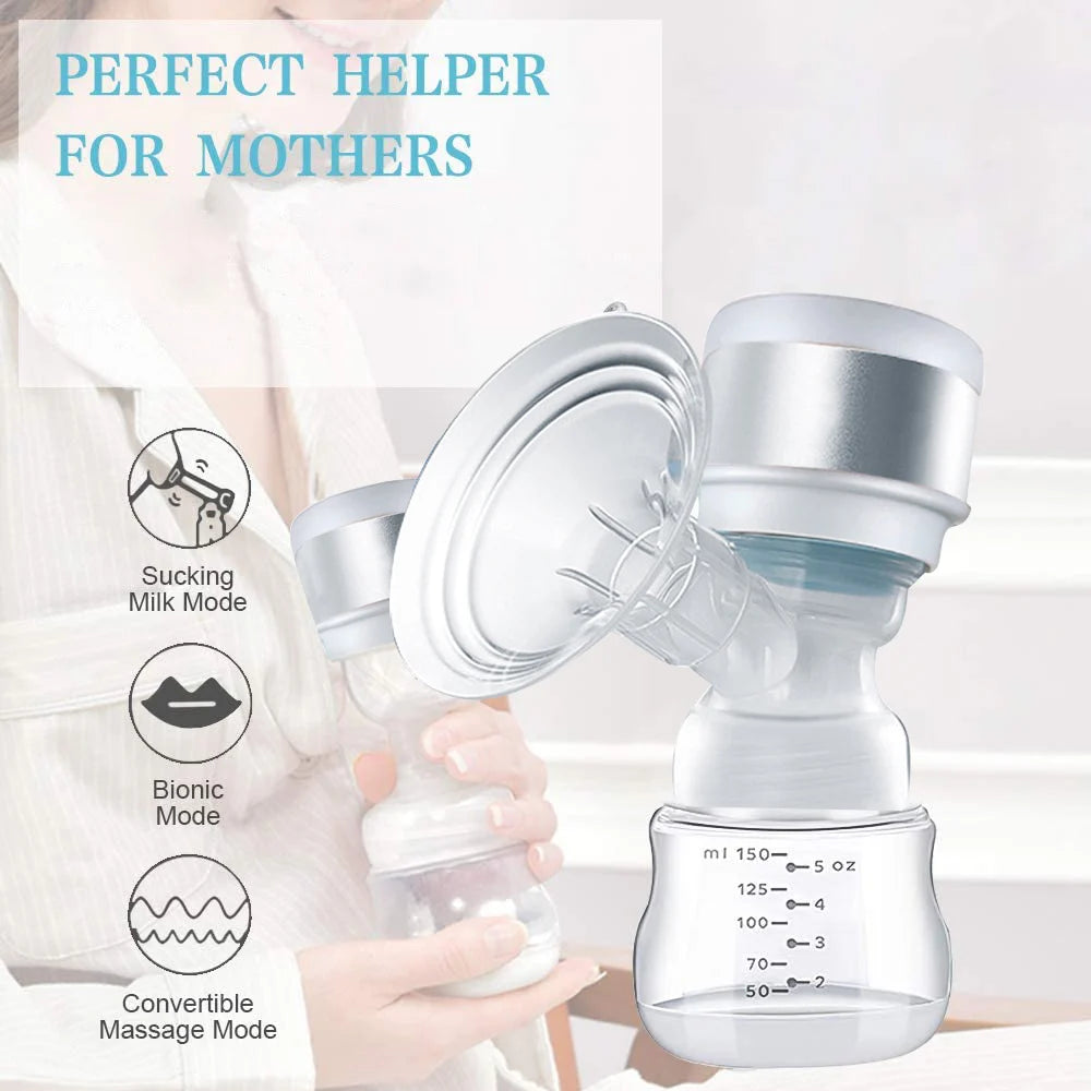 Rechargeable &amp; Portable Electric Breast Pump | Milk Extractor Automatic Milker Comfort Breastfeeding - NextMamas