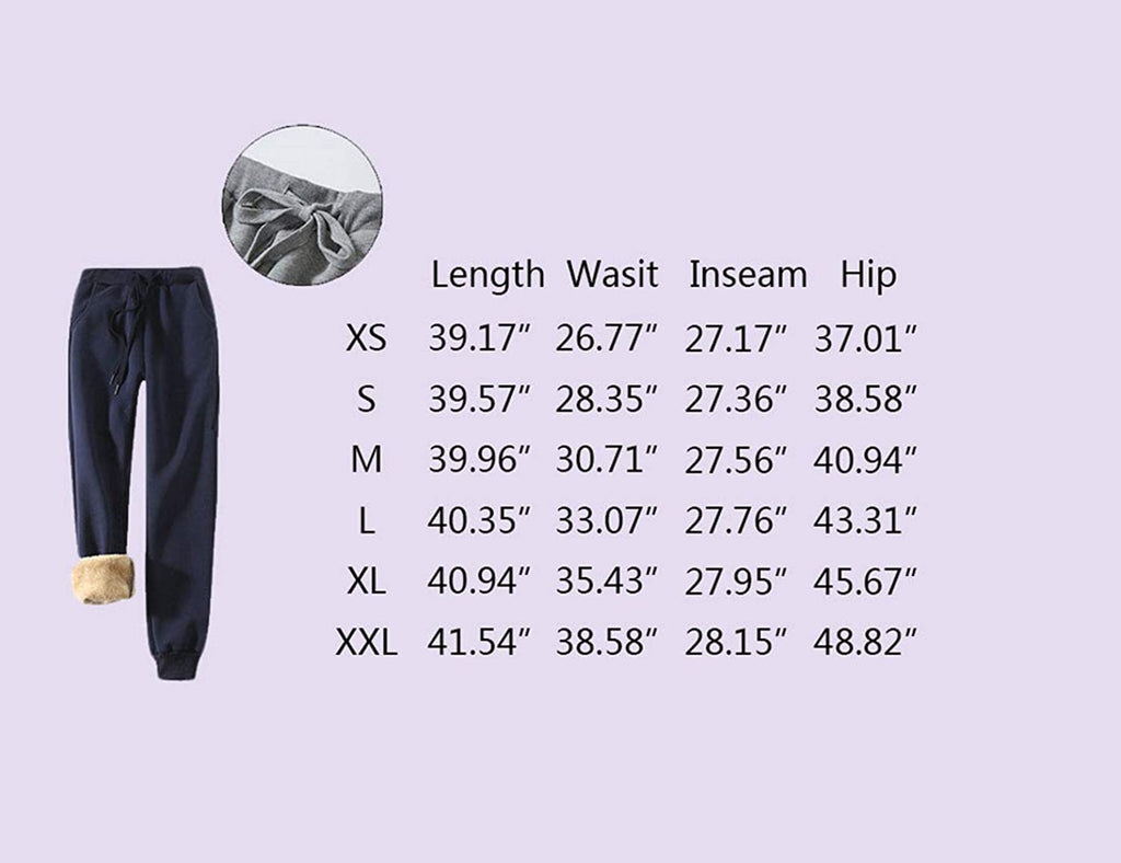 Comfy Womens Fleece Lined Joggers | Fleece Pants for Winters - NextMamas