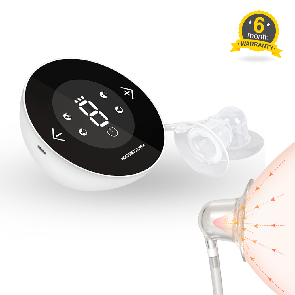 Electric Nipple Corrector for Flat or Inverted Nipples | Portable & Rechargeable Nipple Puller Pump. - NextMamas