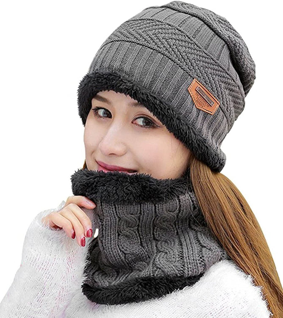 Womens Slouchy Beanie Winter Hat Knit Warm Outdoor Cap. - NextMamas