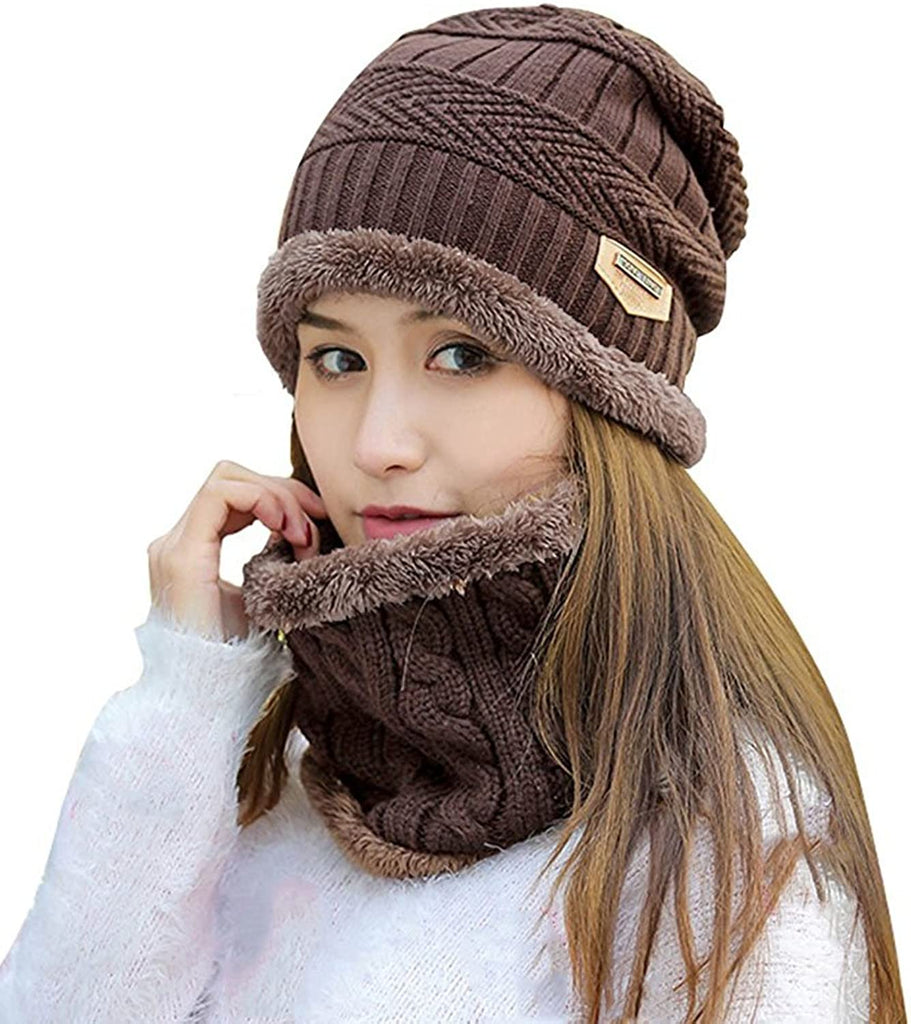 Womens Slouchy Beanie Winter Hat Knit Warm Outdoor Cap. - NextMamas