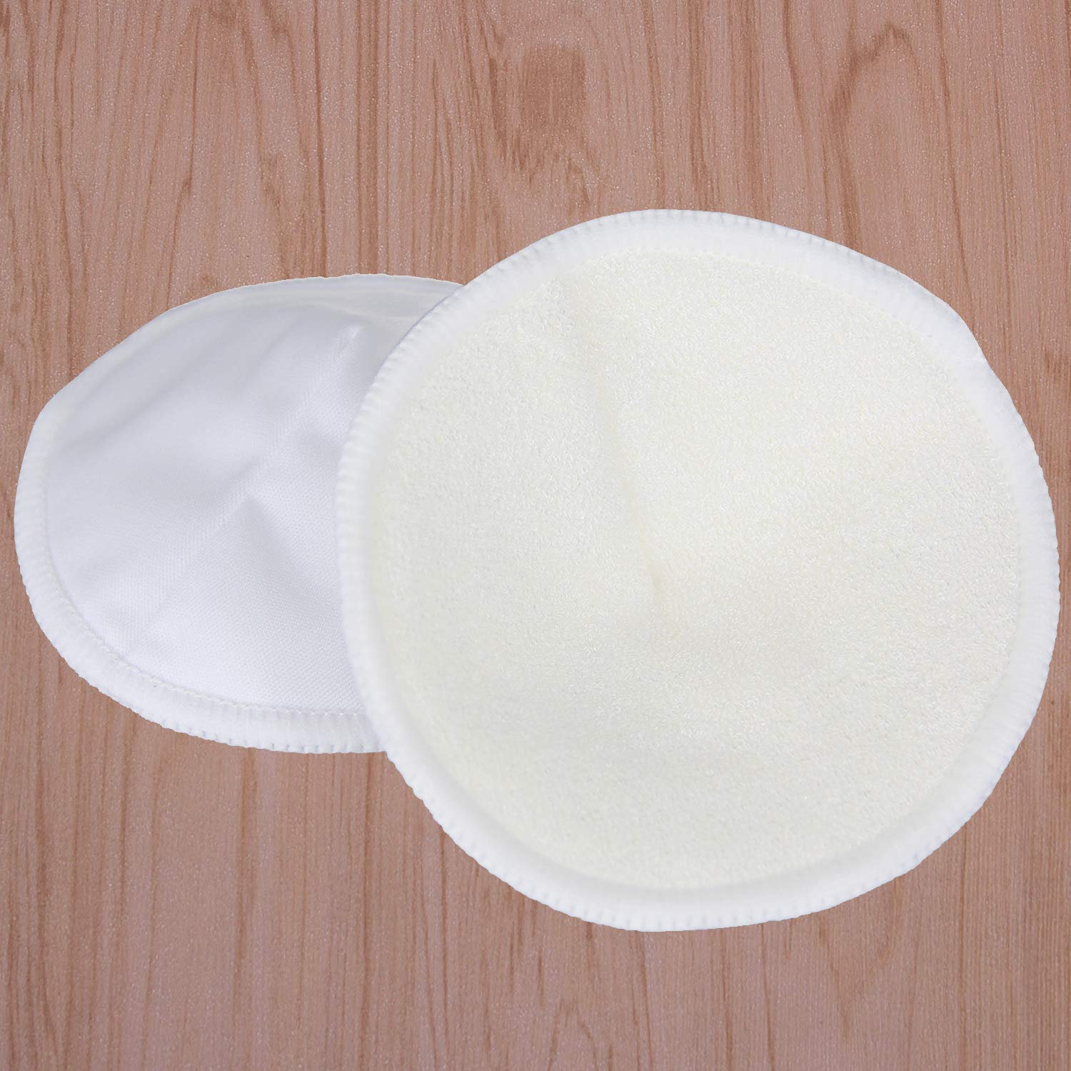 Organic Bamboo Nursing Breast Pads (6 units) | Breastfeeding Nipple Pads for Maternity - Reusable Breast Pads for Breastfeeding - NextMamas