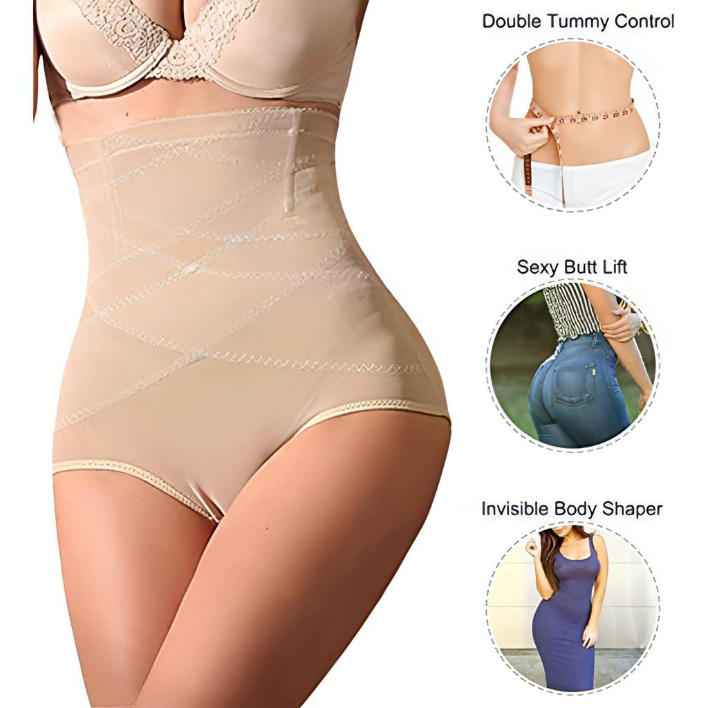 Women Hips Lifter Shapewear | Hi-Waist Double Tummy Control Panty. - NextMamas