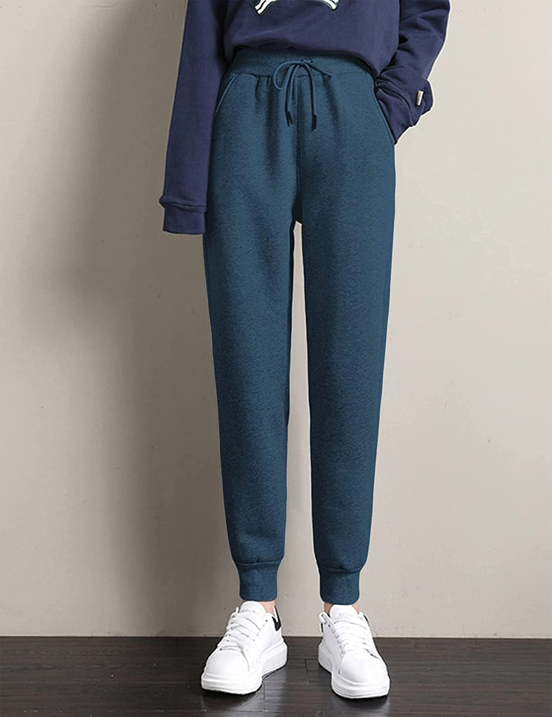 Comfy Womens Fleece Lined Joggers | Fleece Pants for Winters - NextMamas