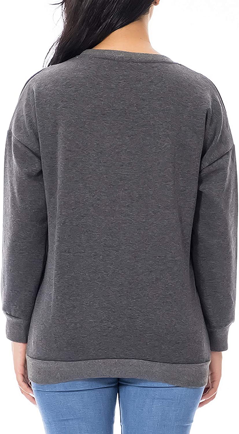 Maternity Nursing Fleece, Sweatshirt | Long Sleeve Breastfeeding Top. - NextMamas