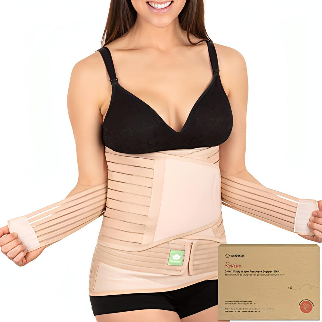 3 in 1 After Pregnancy & C Section Recovery Belly Support Body Shaper Recovery Belt - NextMamas