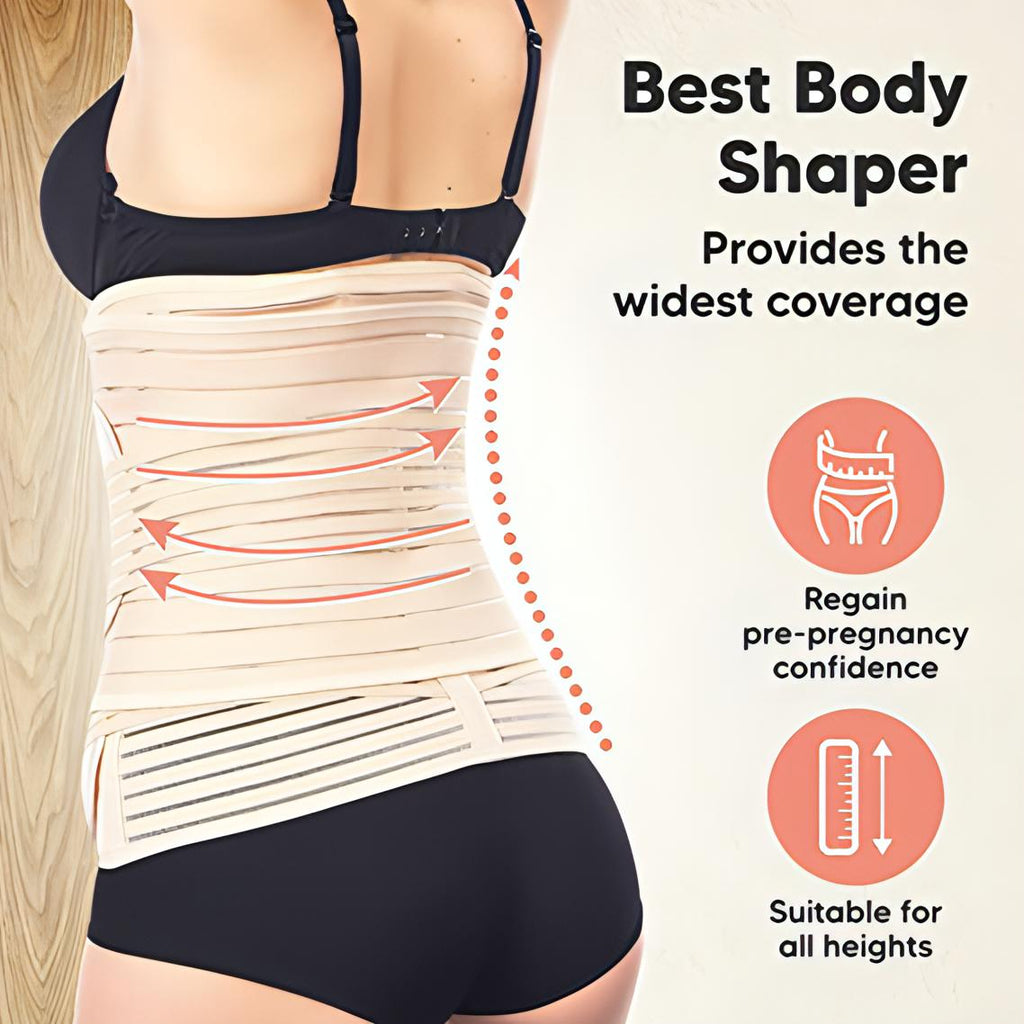 3 in 1 After Pregnancy & C Section Recovery Belly Support Body Shaper Recovery Belt - NextMamas
