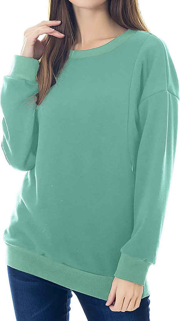 Maternity Nursing Fleece, Sweatshirt | Long Sleeve Breastfeeding Top. - NextMamas