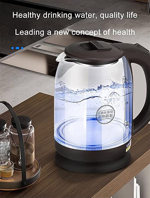 Portable Glass Electric Kettle | Intelligent Temperature Control to Prevent Overheating. - NextMamas