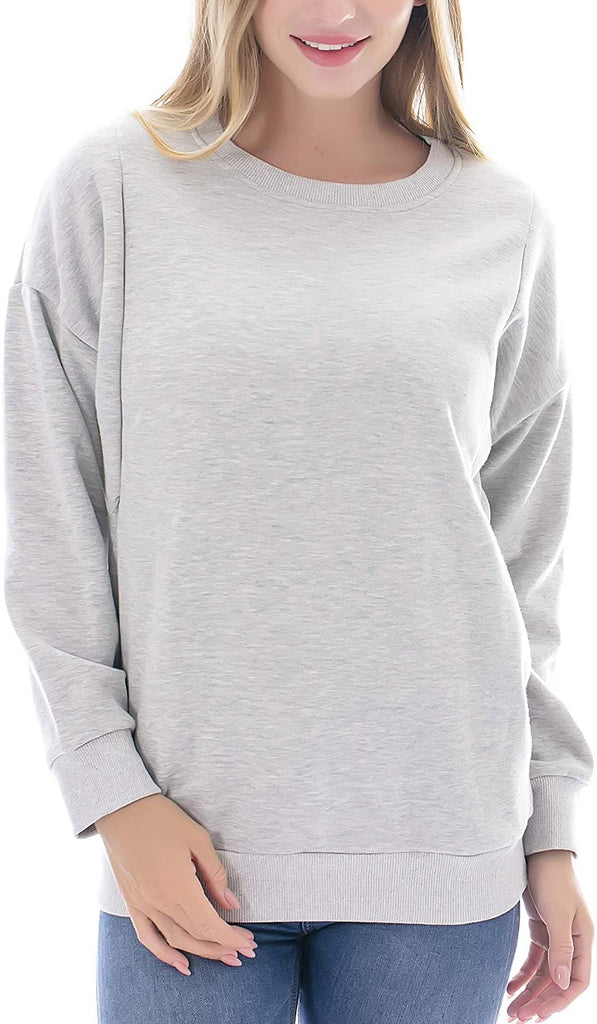 Maternity Nursing Fleece, Sweatshirt | Long Sleeve Breastfeeding Top. - NextMamas