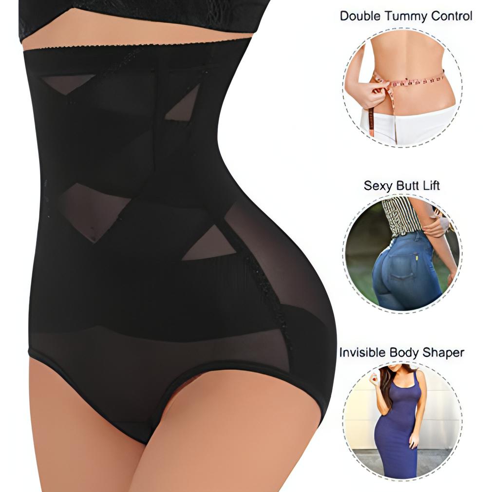 Women Hips Lifter Shapewear | Hi-Waist Double Tummy Control Panty. - NextMamas