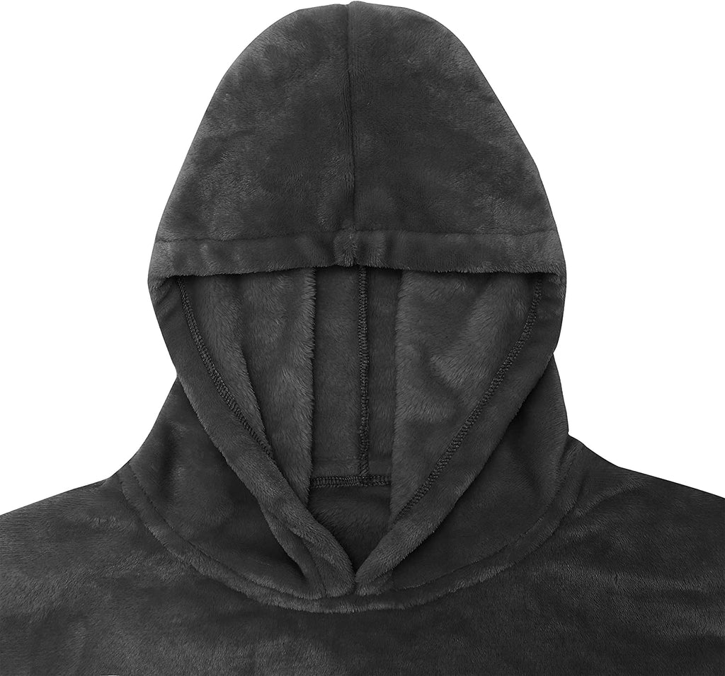 Oversized Hoodie For Adults & Kids  |  Microfiber & Sherpa Wearable Blanket. - NextMamas