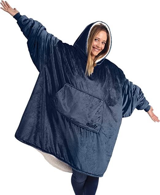 Oversized Hoodie For Adults & Kids  |  Microfiber & Sherpa Wearable Blanket. - NextMamas