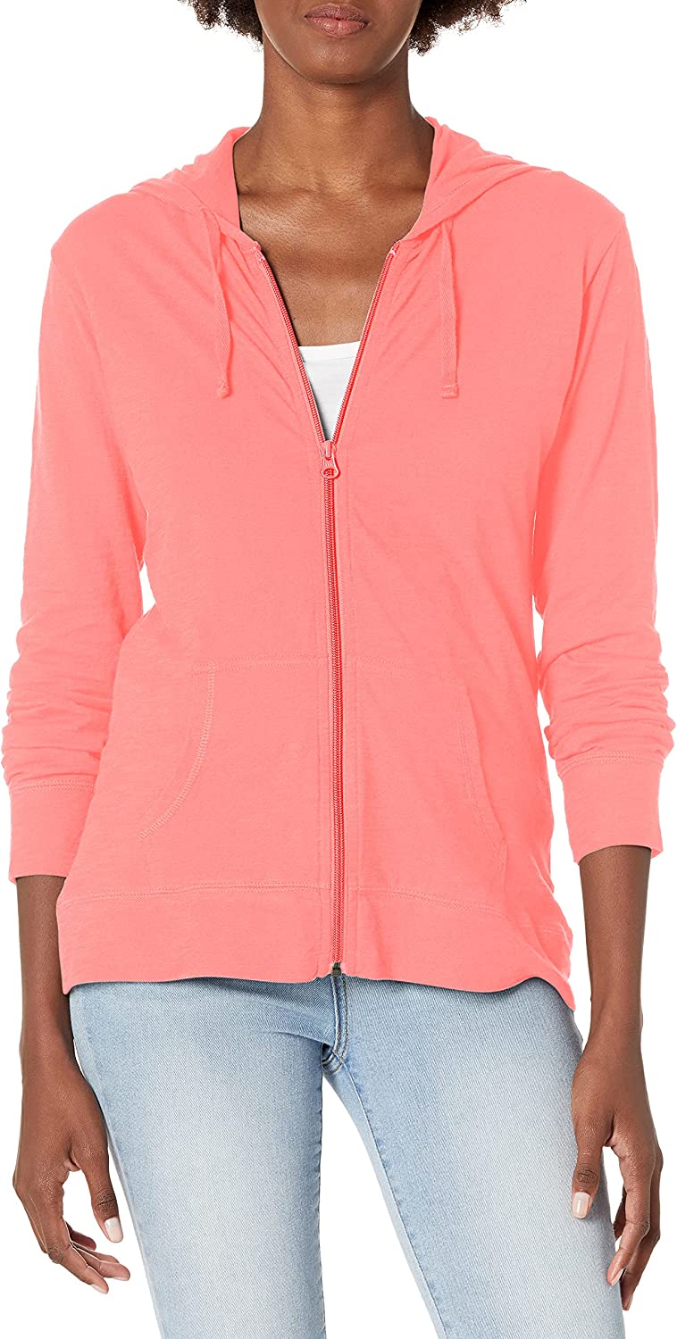 Women’s Slub Knit Hoodie | Women’s Zip-Front Hoodie. - NextMamas