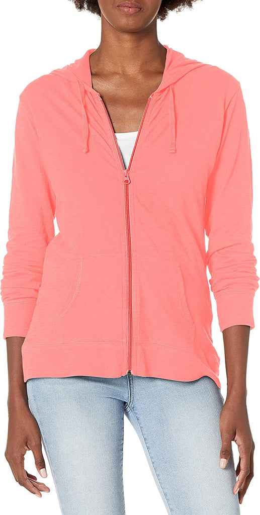 Women’s Slub Knit Hoodie | Women’s Zip-Front Hoodie. - NextMamas