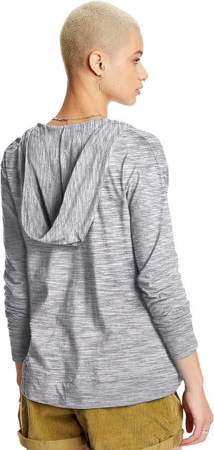 Women’s Slub Knit Hoodie | Women’s Zip-Front Hoodie. - NextMamas