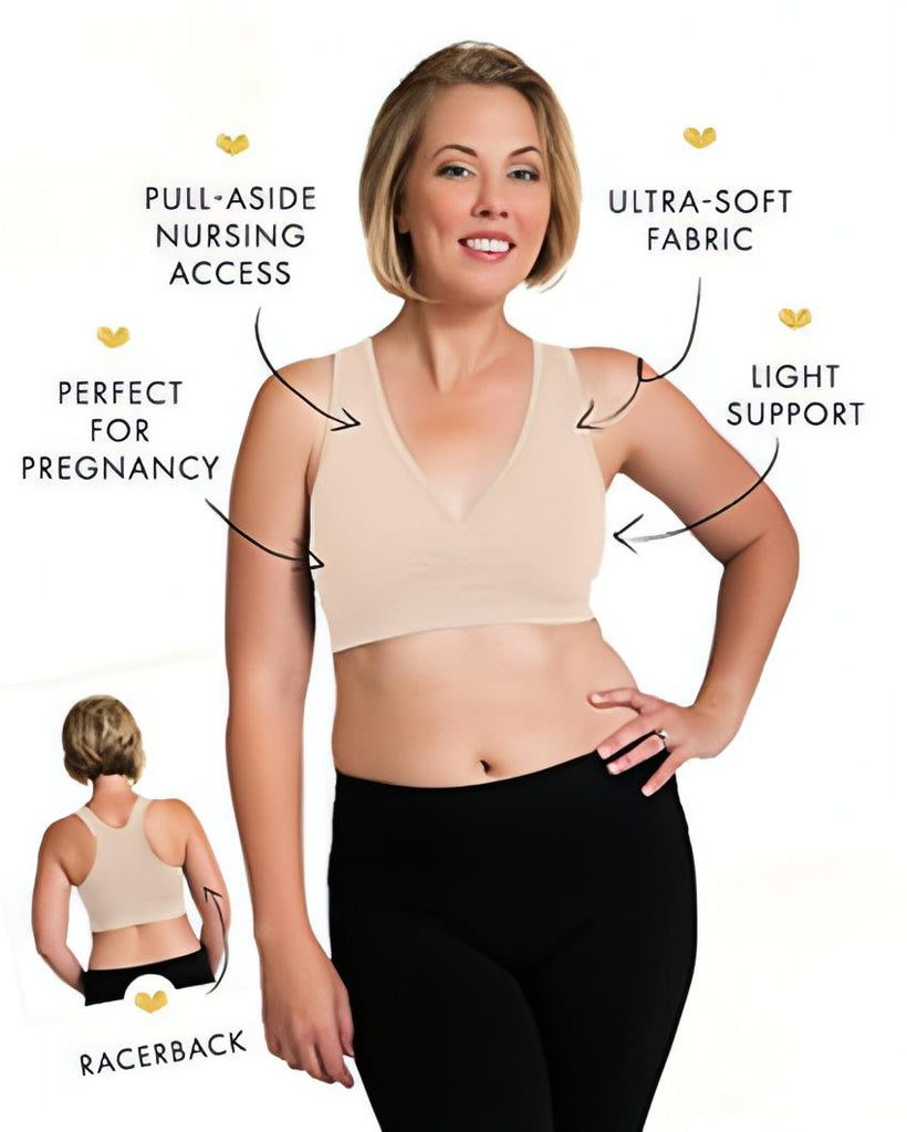 Racerback Nursing Sleep Bra for Maternity | Breastfeeding - NextMamas