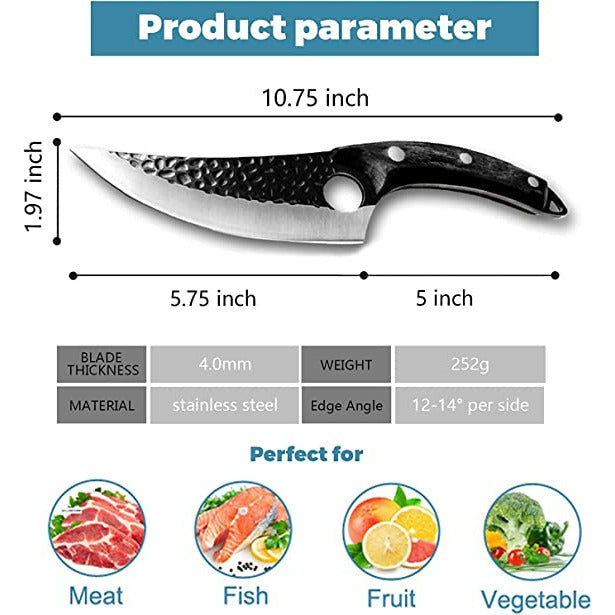 Viking & Butcher Kitchen Knife | Chef Knife for Kitchen, Camping, BBQ. - NextMamas