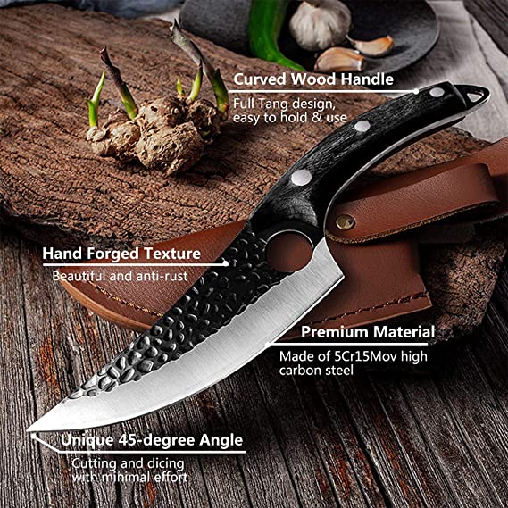Viking & Butcher Kitchen Knife | Chef Knife for Kitchen, Camping, BBQ. - NextMamas