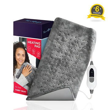 Electric Heating Pad for Back Pain and Cramps Relief | Soft Heat Pad for Moist & Dry Therapy. - NextMamas