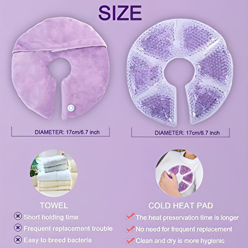 Breastfeeding Hot & Cold Gel Pads | Nursing Pain Relief for Mastitis and Engorgement. - NextMamas