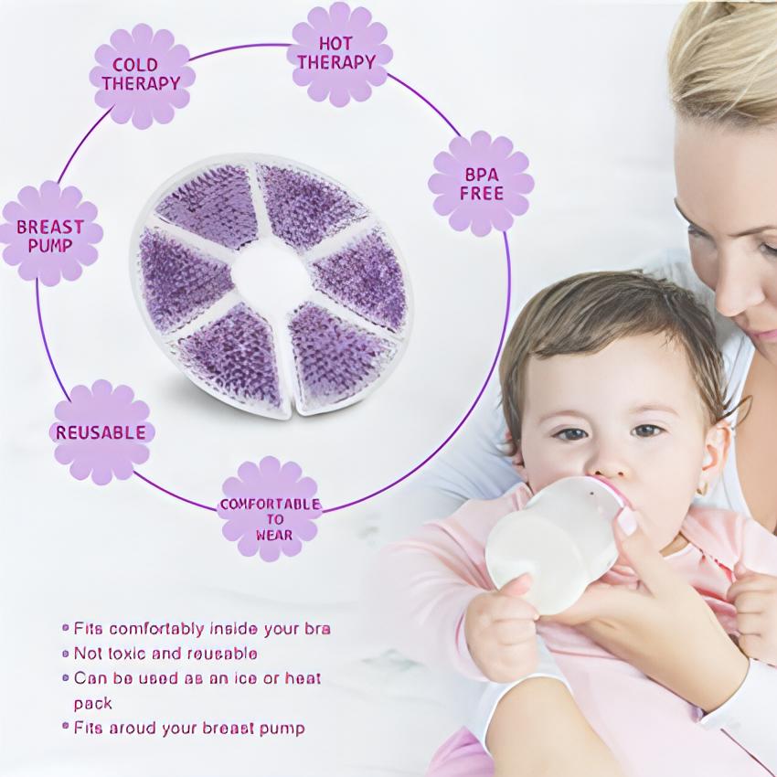 Breastfeeding Hot & Cold Gel Pads | Nursing Pain Relief for Mastitis and Engorgement. - NextMamas