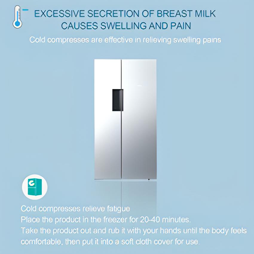 Breastfeeding Hot & Cold Gel Pads | Nursing Pain Relief for Mastitis and Engorgement. - NextMamas