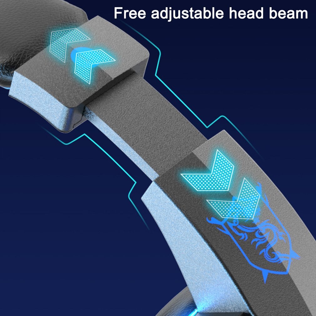 Gaming Headset With Noise-cancellation | Wire Luminous Computer Headphones. - NextMamas