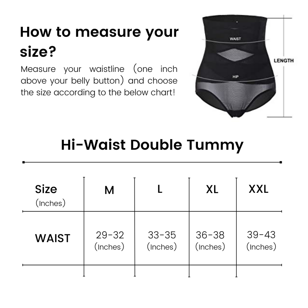 Women Hips Lifter Shapewear | Hi-Waist Double Tummy Control Panty. - NextMamas