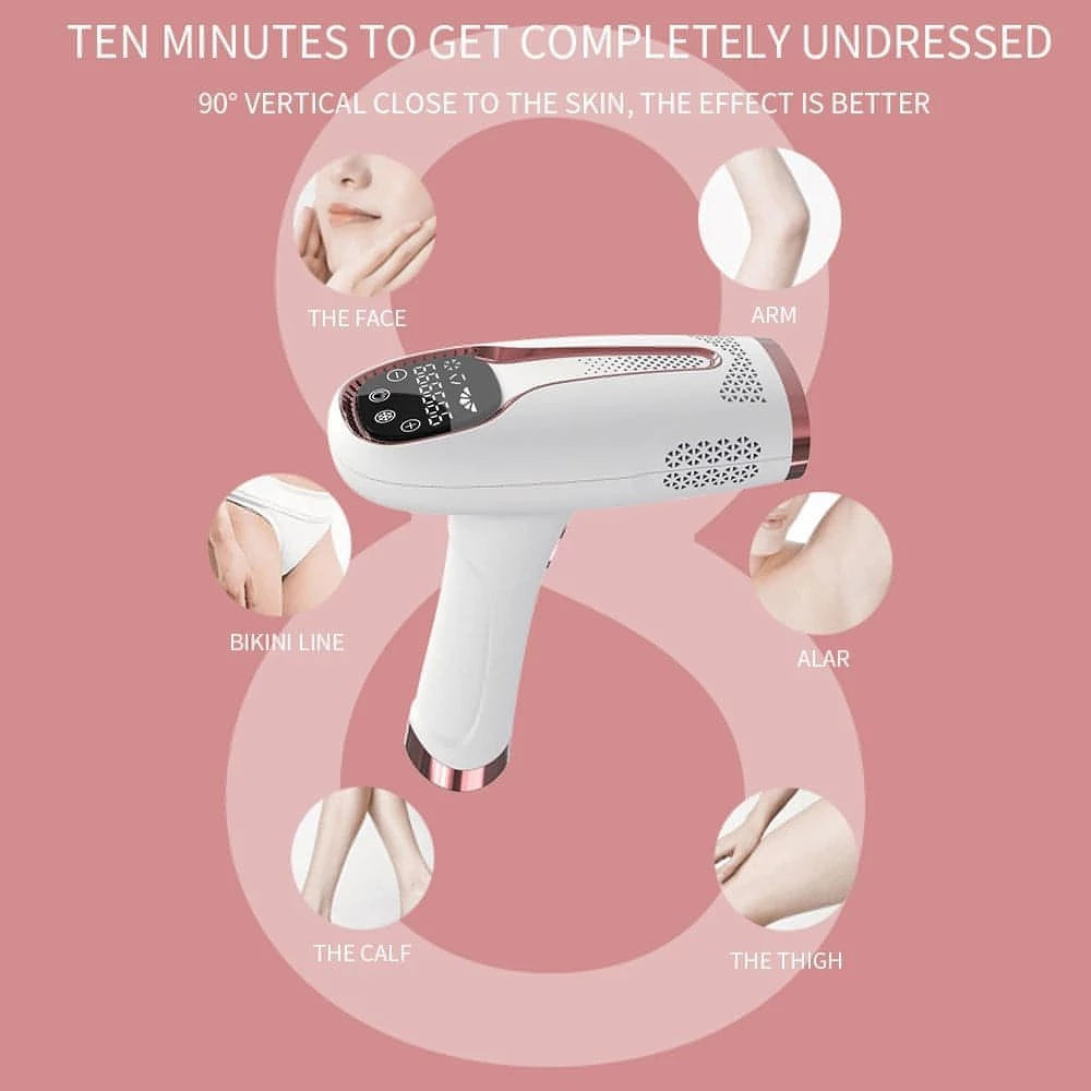 IPL Laser Hair Removal Device | Painless & Permanent Hair Removal & Touch Screen Function. - NextMamas