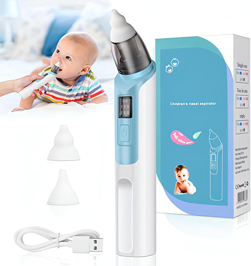 Baby Nasal Aspirator | Baby Electric Nose Cleaner With 6 Suction Levels. - NextMamas