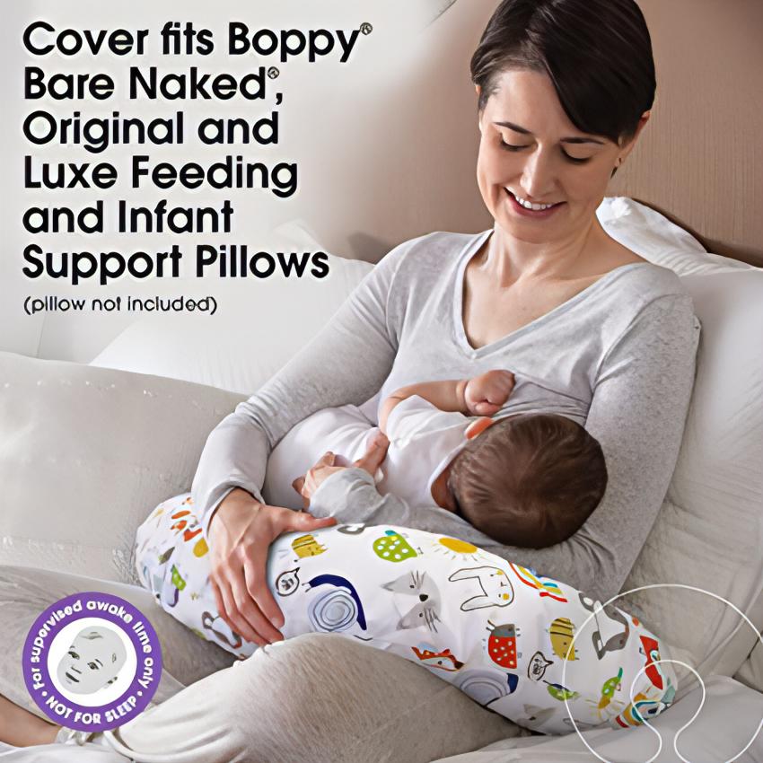 Nursing Pillow with Cover | Cotton Blend Fabric - NextMamas