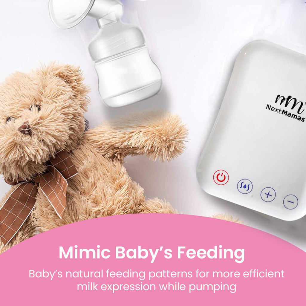Electric Breast Pump With Pacifier Set | Easy Mother Milk Collection & Feeding | Non-Rechargeable - NextMamas