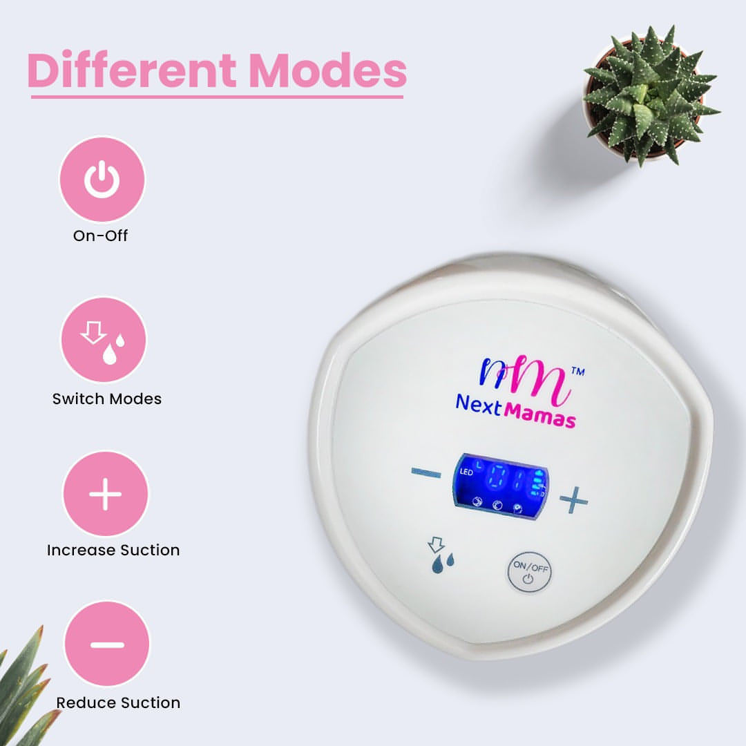 Double Rechargeable Breast Pump | With Massage and Pumping Function - NextMamas