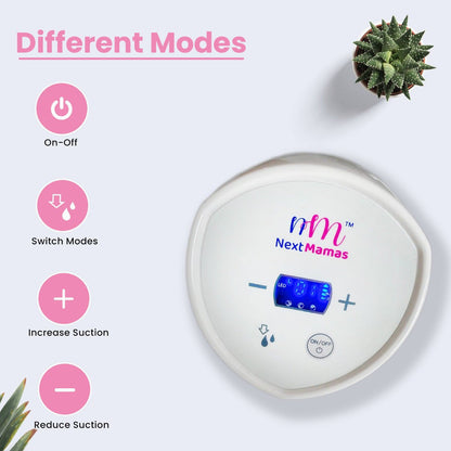 Double Rechargeable Breast Pump | With Massage and Pumping Function - NextMamas