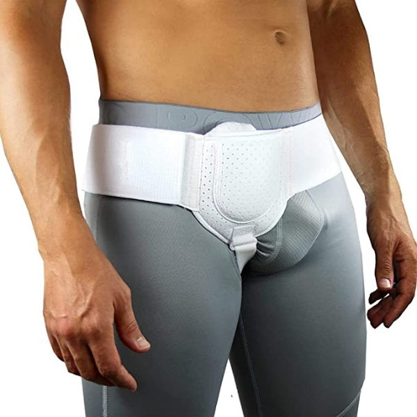 Medical Hernia Guard For Men | Inguinal Hernia Belt Left or Right Side With Adjustable Waist Strap. - NextMamas