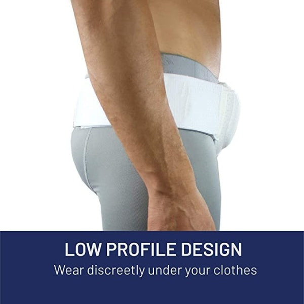 Medical Hernia Guard For Men | Inguinal Hernia Belt Left or Right Side With Adjustable Waist Strap. - NextMamas
